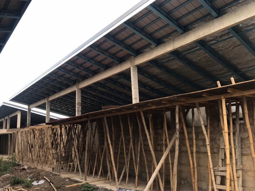 Active construction site
